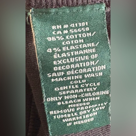 Lauren Ralph Lauren Boat Neck Short Sleeve Cotton Blend Knit Top Black Size XS - Picture 5 of 5